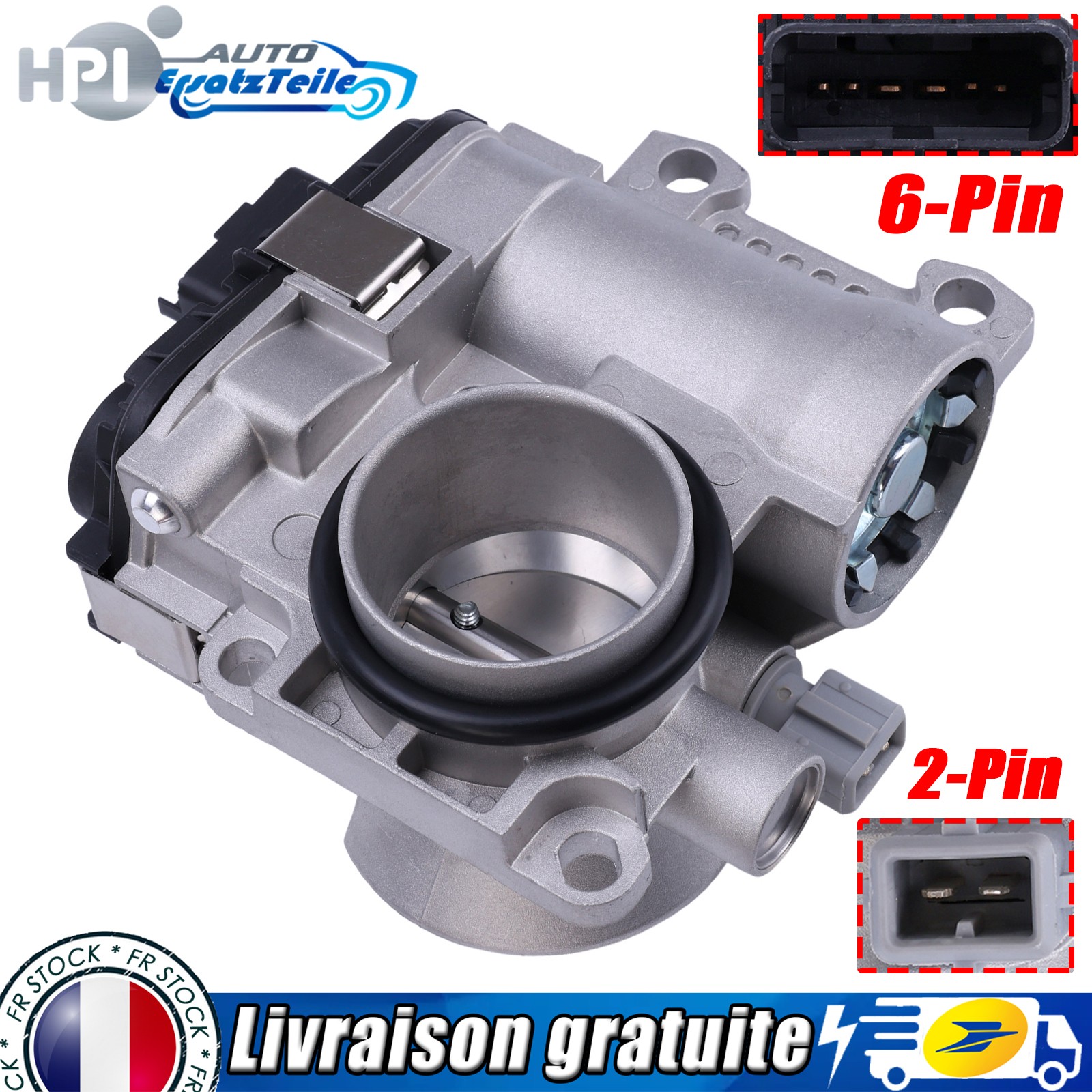 Boîtier papillon motorisé pour Renault Clio et Kangoo 1.2 ess