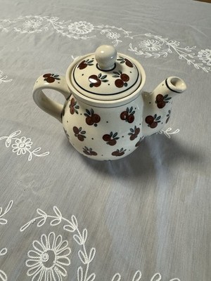 Ceramika Artystyczna Will Cherry Tea Pot Made In Poland