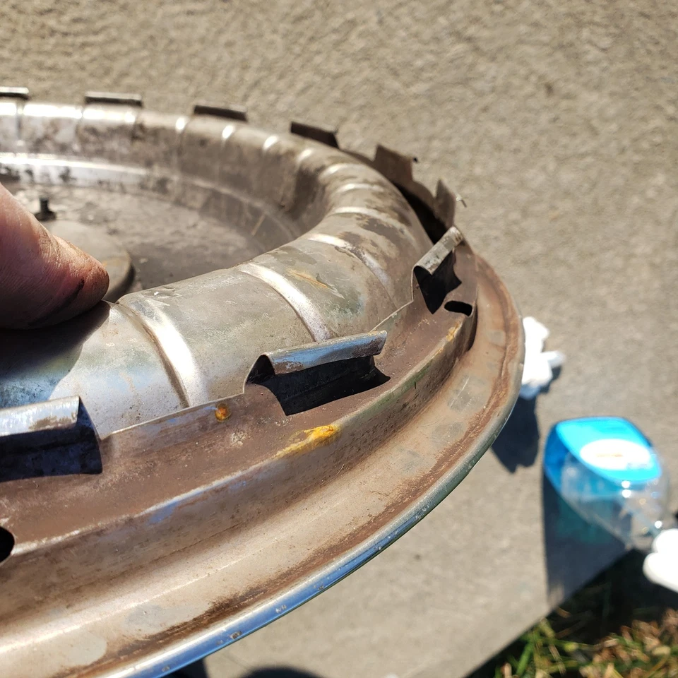 Tampão de cubo Cadillac Deville Fleetwood tampa de roda 79 1982 1993 Brougham - Imagem 4 de 4