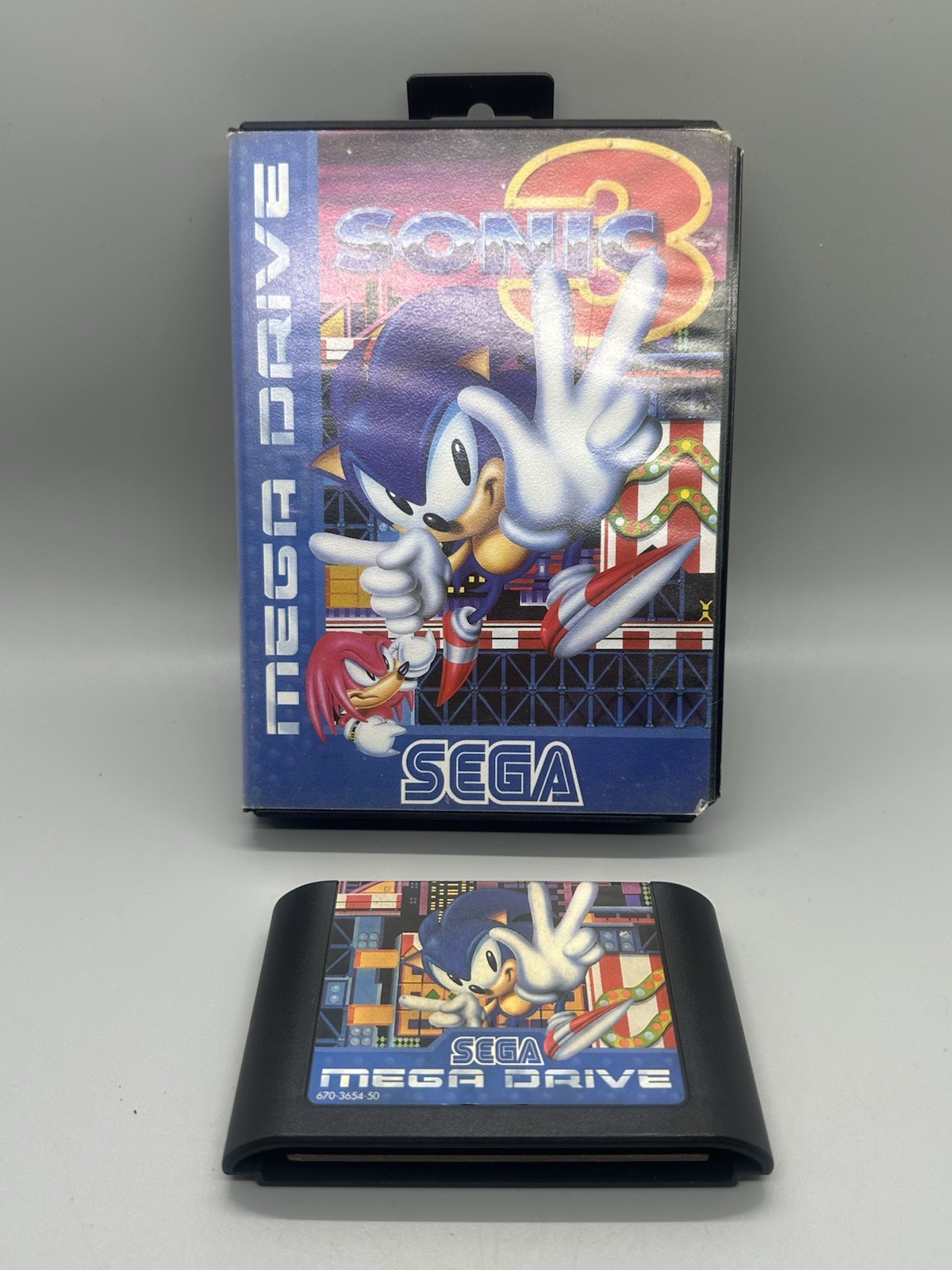 Sonic 3 Sega Mega Drive Game Tested Rare PAL 1993 - No manual