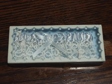 Vintage Something Blue Bridal Garter Belt Wedding Ruffle Lace Ribbon NOS