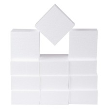 Silverlake 4x4x2 Craft Foam for Styrofoam Block Projects 12-Pack 