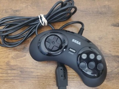 Retro-Bit Official Controller 6 Button Arcade Pad For Sega Genesis Original