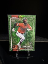 Topps 2026 Series 1 Dylan Beavers Baltimore Orioles Green Parallel Rookie #339