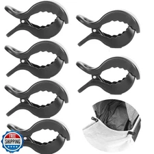 6pcs Stroller Clips Pegs to Hook Muslin and Toys Seat Cover, Blanket Clips, C