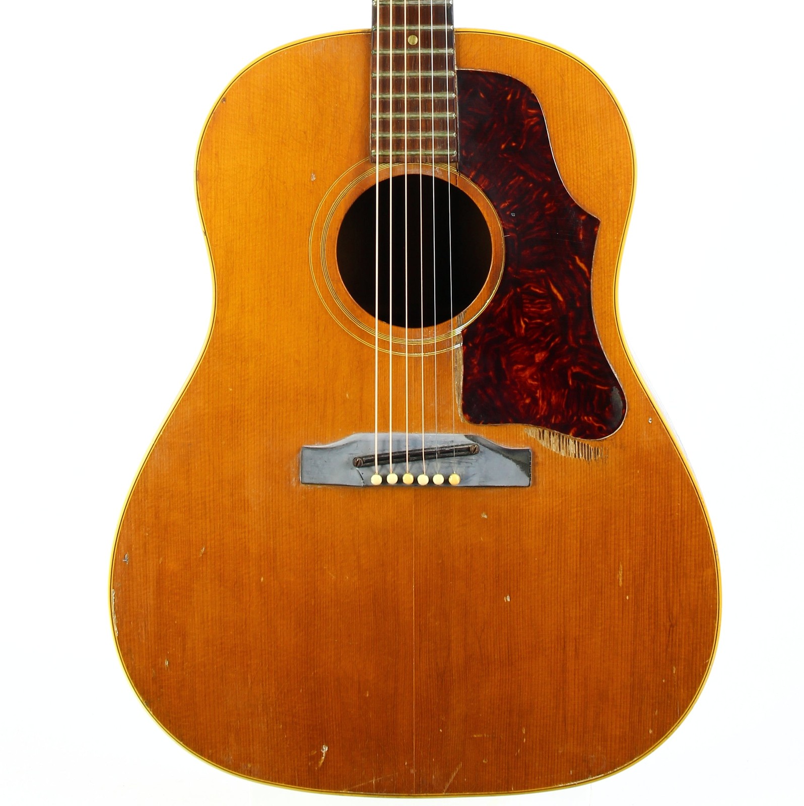1963 Gibson J-50 ADJ Natural Vintage Acoustic Dreadnought Guitar SOUNDS GREAT!