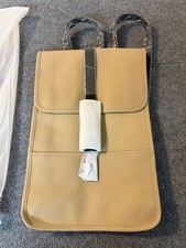 NEW Rains Sand Beige Backpack Mini W3 13020 Bag Book Tablet MSRP 110