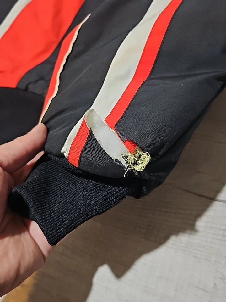 Chaqueta Arctic Cat Fushion Vintage Talla M Naranja Thinsulate Leer Descripción  Foto 3 de 4