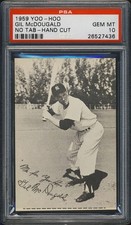 1959 Yoo-Hoo Gil McDougald PSA 10 New York Yankees