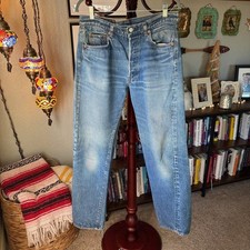 Vintage Levi's 501 Partial Redline Selvedge Jeans  High Rise Straight  33x29