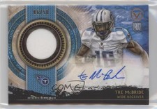 2015 Topps Valor of Honor Courage 6/50 Tre McBride Patch Auto Shield 0v1