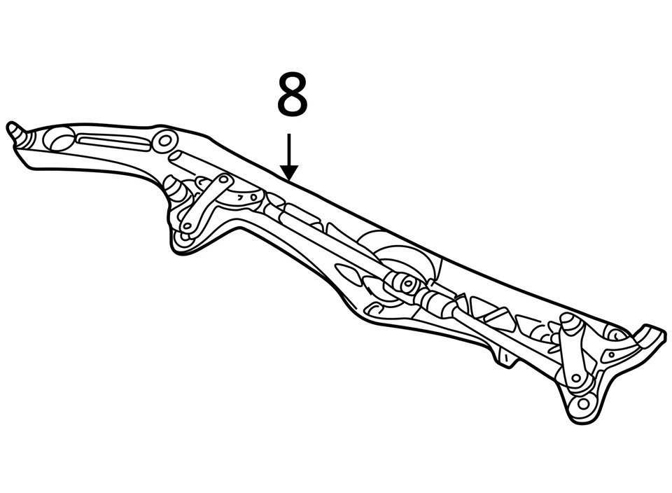 LIMPIAPARABRISAS TRANSMISIÓN BMW 750i 760i Alpina 2006 06 2007 07 2008 08 1165867 Foto 4 de 4