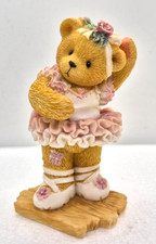 Cherished Teddies 156418 Mindy Bear Figure Friendship Keeps Me On My Toes 1996