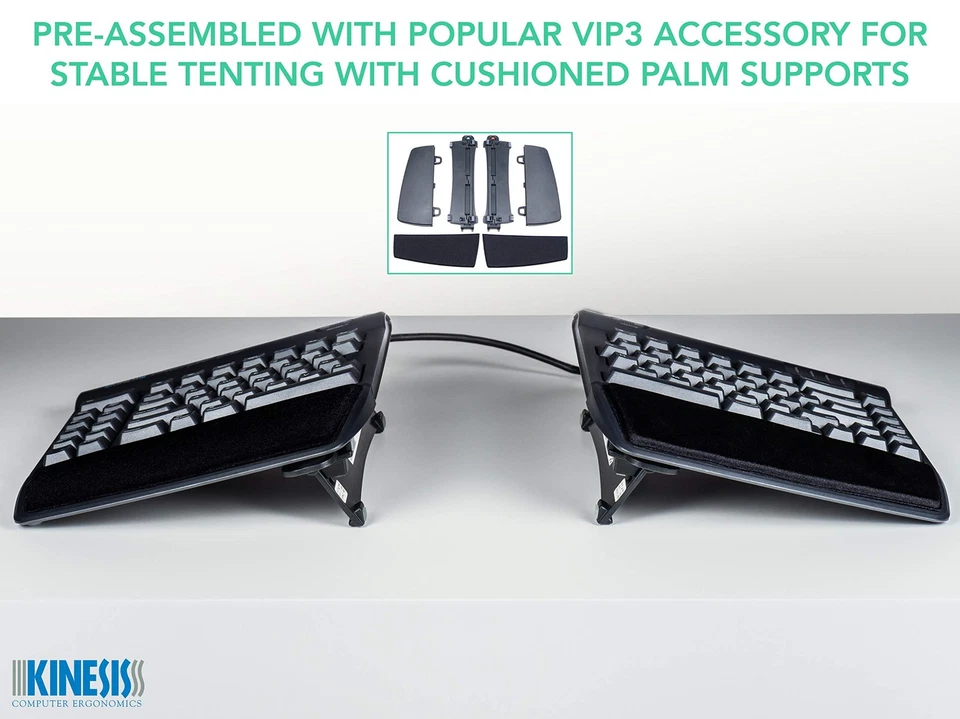 Kinesis Freestyle2 Ergonomic Split Keyboard with Tenting and Palm Supports - Image 4 of 4