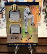 2017 Chronicles Gold Standard Rookie Autographs Double Jordan Montgomery # /199 