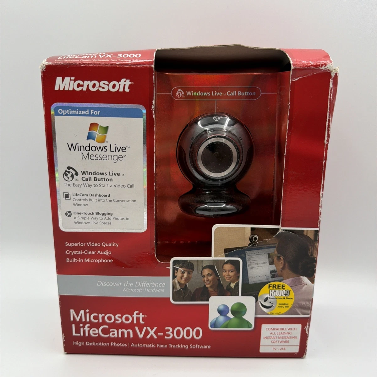 Microsoft LifeCam VX-3000 Computer Webcams for sale | eBay