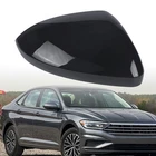 Passenger Side Mirror Cover Cap Black Gloss For VW Jetta 2019-2025 NO-Turn Lamp