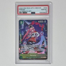 2026 One Piece Perona OP14 EB04 033 Alternate Art PSA 10 GEM MT English