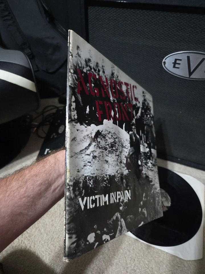 Agnostic Front Victim In Pain Lp Vinyl 1985 OG Early Press Gatefold VG+/EX Wax - Image 4 of 4