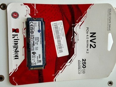 Kingston NV2 250GB M.2 NVMe Internal SSD (SNV2S/250G) - Brand New