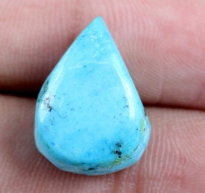 Natürlicher Arizona Blau Türkis 13,70 Karat Birne Edelstein AGI Zertifiziert ...