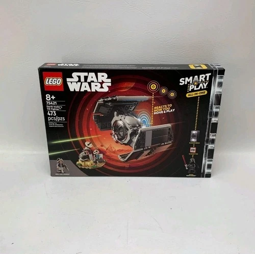 New Lego Star Wars Smart Play: Darth Vader's TIE Fighter Building Toy 75421