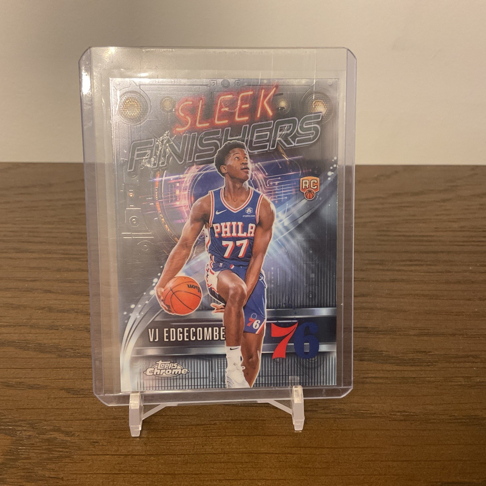2025-26 Topps Chrome - Sleek Finishers VJ Edgecombe #SF-23 Refractor (RC)