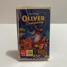 Walt Disney Home Video Masterpiece Oliver Company VHS NTSC G