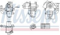Nissens AGR Ventil 98264 Aluminium FüR Renault Megane 3 KZ0 Fluence Clio KR0 BR0