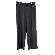 House Of CB London Wide Leg High Waist Dark Gray Pants Size Medium NWOT