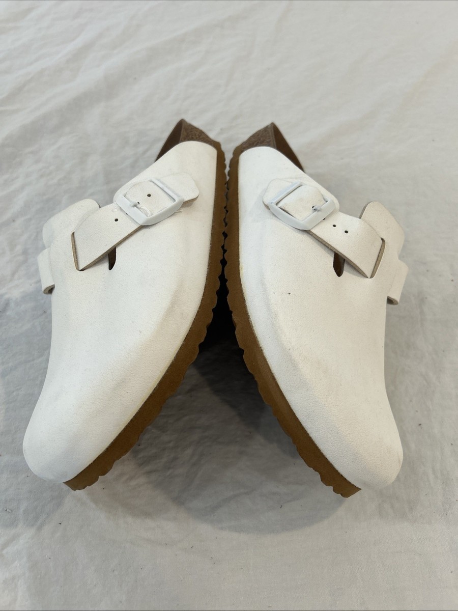 Birkenstock Boston Vegan Clog, White, 41 EU 10-10.5 US  display picture 1