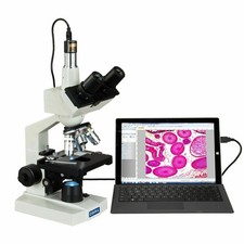 OMAX 40X-2500X Trinocular Digital Compound Microscope