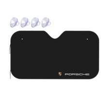 Porsche Windshield Sunshade Visor Protector Keep Vehicle Cool Size M Black