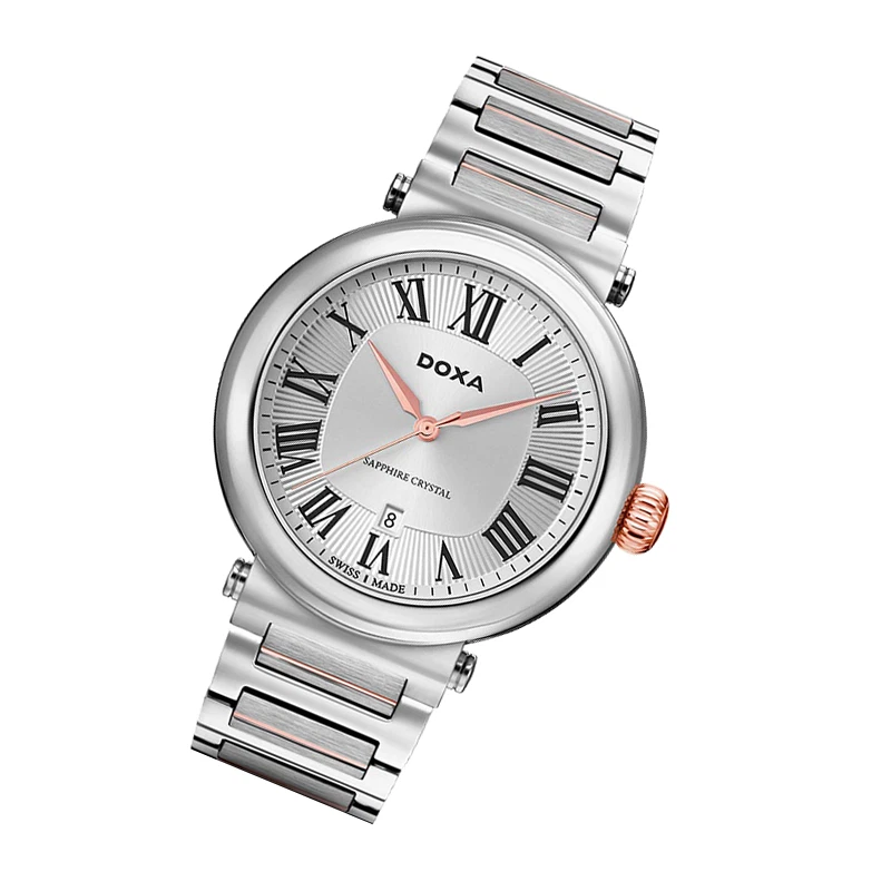 DOXA Men's Casual Silver Dial Stainless steel Waterproof Quartz Watch D185RSV - Image 2 of 4