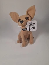 Vintage Yo Quiero Taco Bell Dog 6” Chihuahua Stuffed Plush Free Tacos Sign
