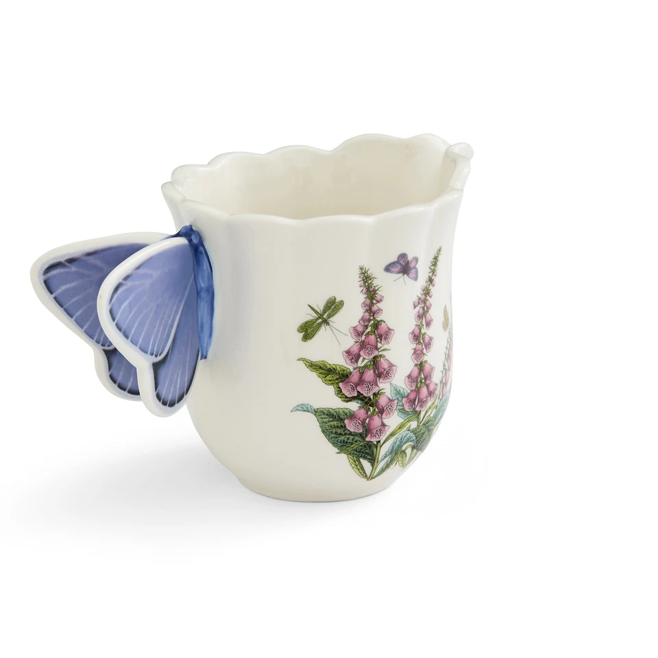 Portmeirion Botanic Garden Bouquet 10 Ounce Creamer, Figural Butterfly Handle - Image 2 of 4