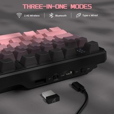 ATTACK SHARK X87 Wireless Tri-Mode Mechanical Gaming Keyboard Hot Swappable RGB 11