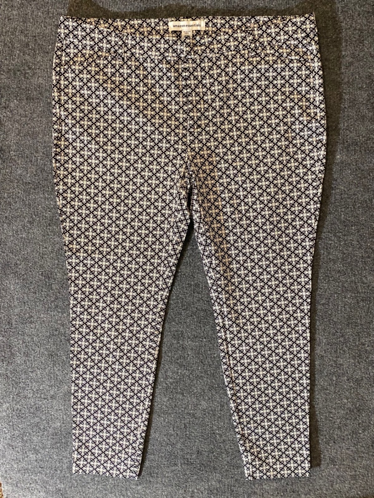 Amazon Essentials Pants Womens 18 Regular Black W… - image 1