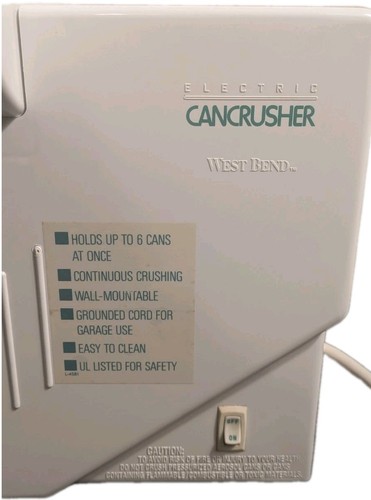 Vintage Westbend Electric Can Crusher, Automatic Can Crushers for Recycling READ - Picture 2 of 16