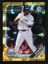 2019 Bowman Chrome Draft Sapphire Edition Gold 14/15 Moises Gomez #BDC-143 j6a