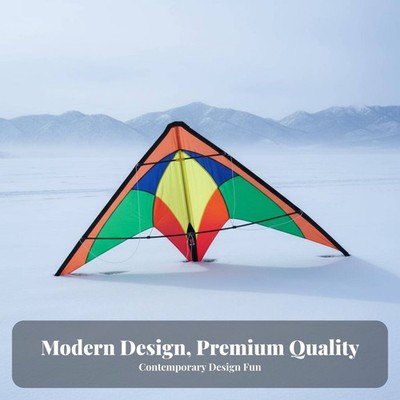 Kunstflugdrachen Ripstop Nylon Material Zweileiner Drachen reißfest für draußen