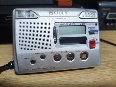 Sony TCS-100 Stereo Cassette Tape Recorder  Change New Belt Works Great!