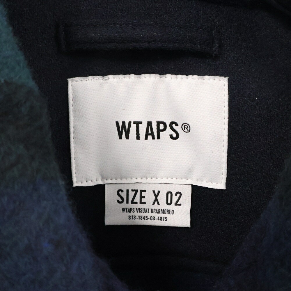 WTAPS 24AW WCPO 02 Jacket WOPL Mosser Textile Green Check