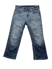 Buckle Black Fit No 9 Bootcut Regular Fit Denim Blue Jeans Mens 33 X 25 (hemmed)