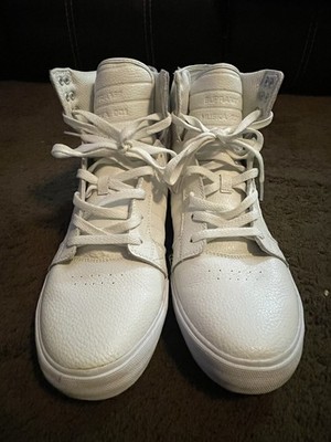 Supra Skytop Chad Muska 001 Hawk White Men Size 12 Skateboard Y2K Skater Shoe SD