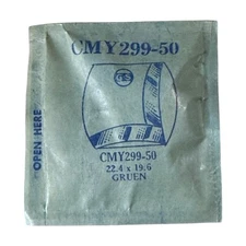 NOS Germanow-Simon GRUEN Crystal CMY299-50 SEALED FOR PARTS 22.4mm x 19.6mm