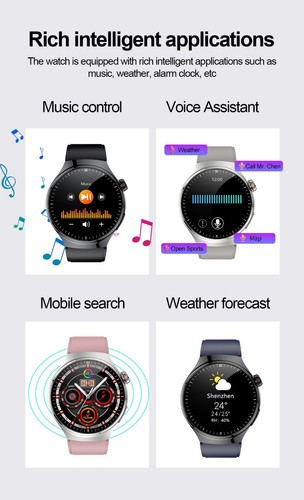 UK 2025 New Medical Grade Smart Watch Blood Pressure Oxygen Heart Rate Bluetooth - 第 11/16 張圖片