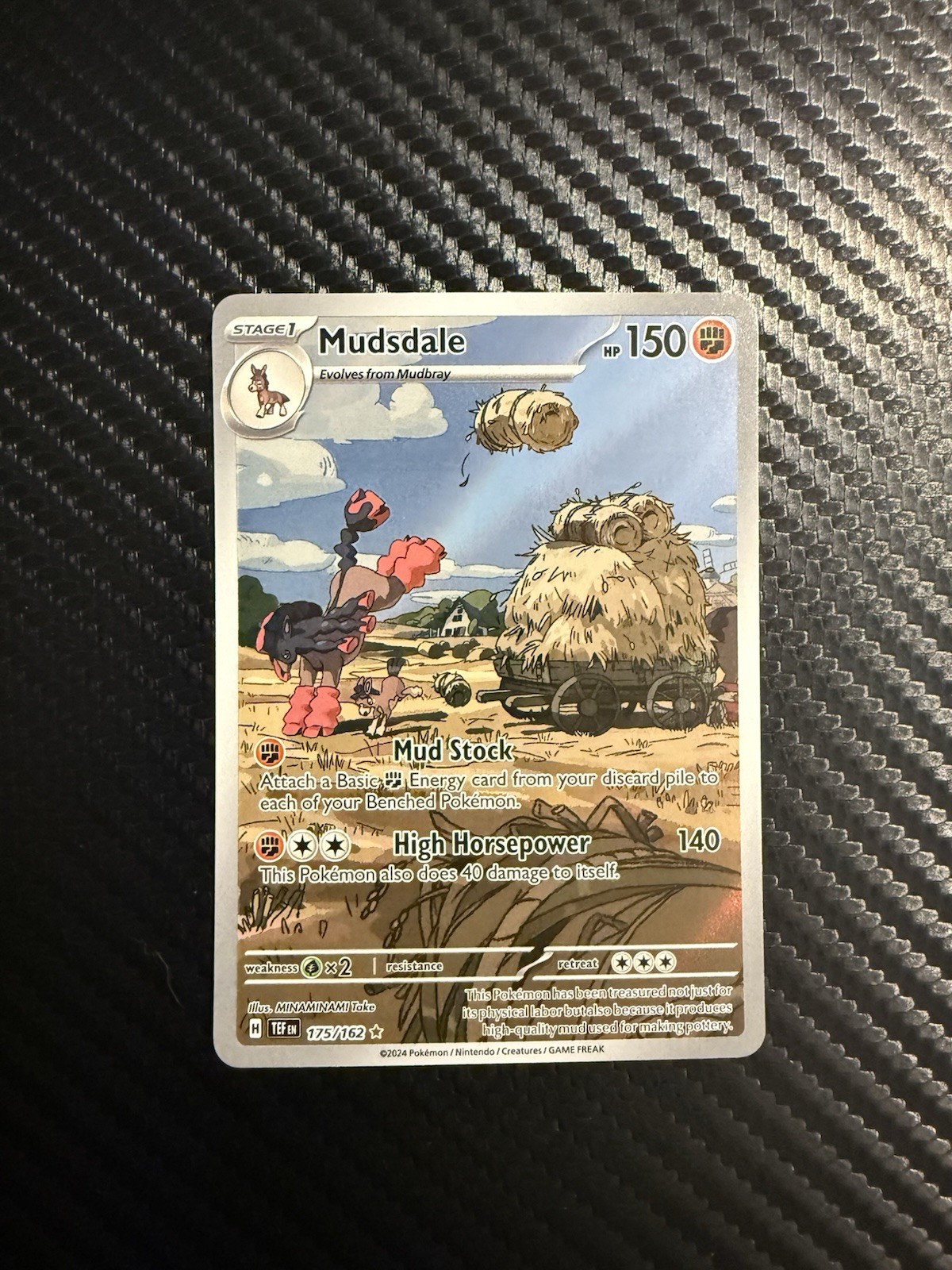 Mudsdale Pokémon Card High Horsepower Attack 150 HP