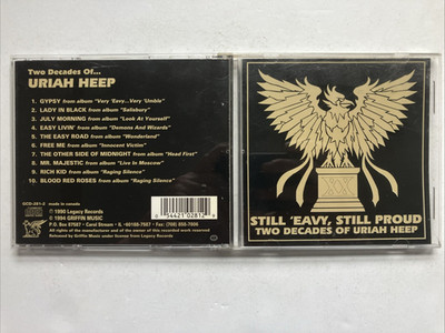 Still 'Eavy Still Proud by Uriah Heep (CD, 1994) Griffin - Great Condition