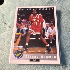 Classic 1991 Draft Picks Stacey Augmon UNLV Rebels Flashback #95 Basketball Card